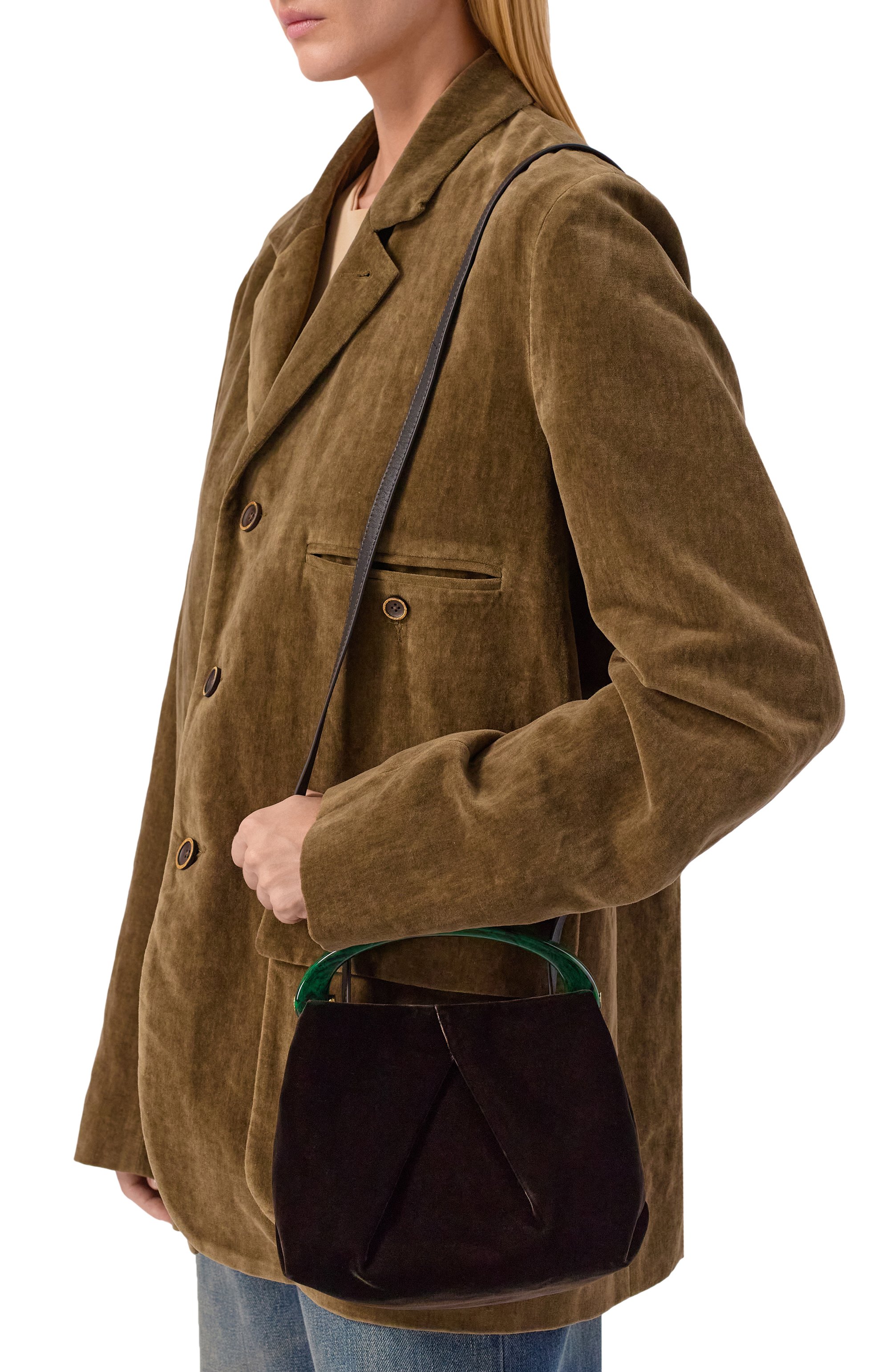 Сумка DRIES VAN NOTEN темно-коричневого цвета по цене 105000 руб., арт. 011524-653-704, фото 2 Сумка DRIES VAN NOTEN, арт. 011524-653-704, фото 2