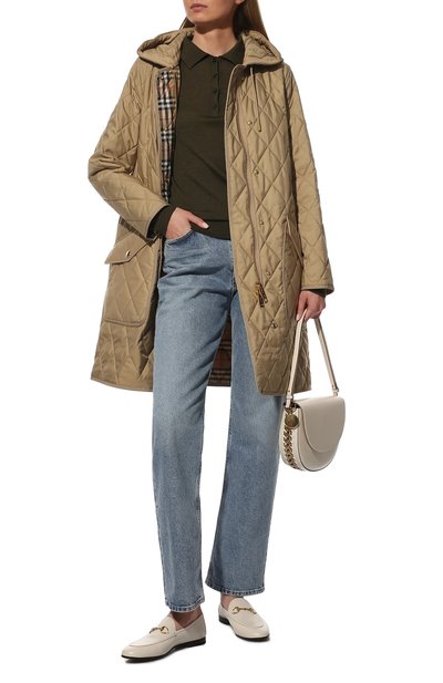 Утепленная куртка roxby BURBERRY бежевого цвета по цене 134500 руб., арт. 8048711, фото 2 Утепленная куртка roxby BURBERRY, арт. 8048711, фото 2