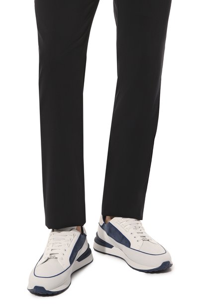 Кожаные кроссовки ZILLI, арт. MDZ-TT215-DM044/0C1X, фото 3