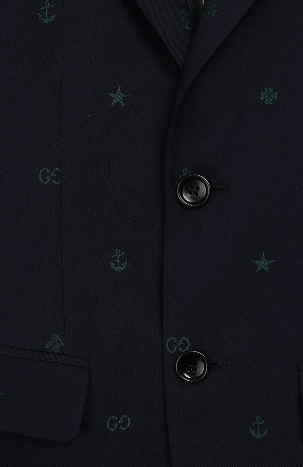 Хлопковый пиджак GUCCI, арт. 600346/XWAHH, фото 3