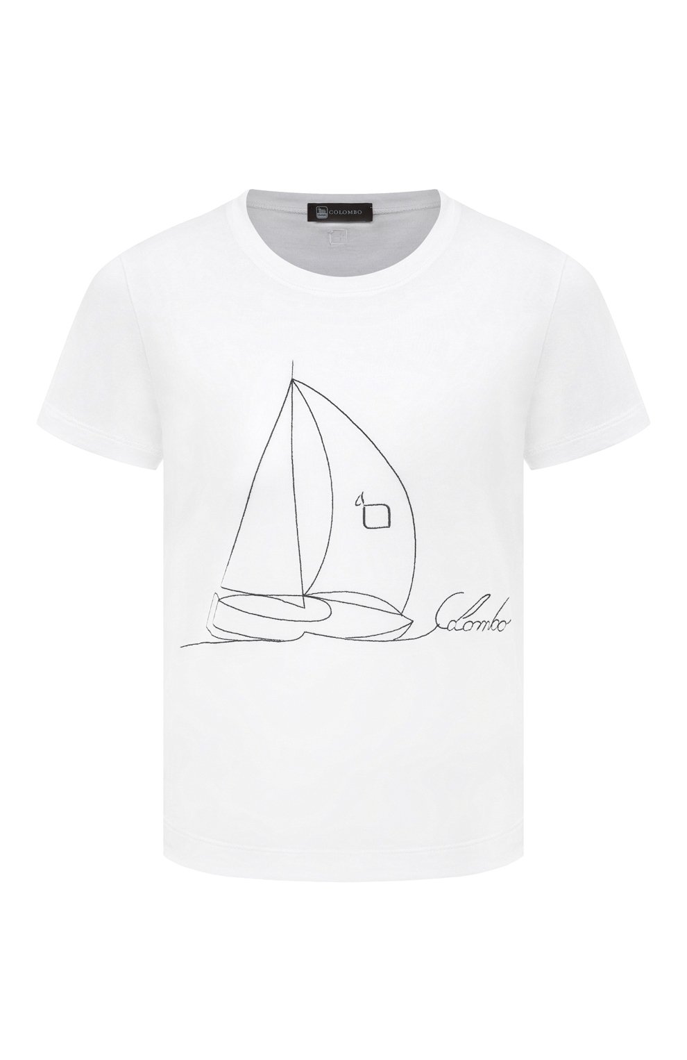 Хлопковая футболка COLOMBO, арт. TS00386/RIC, фото 1