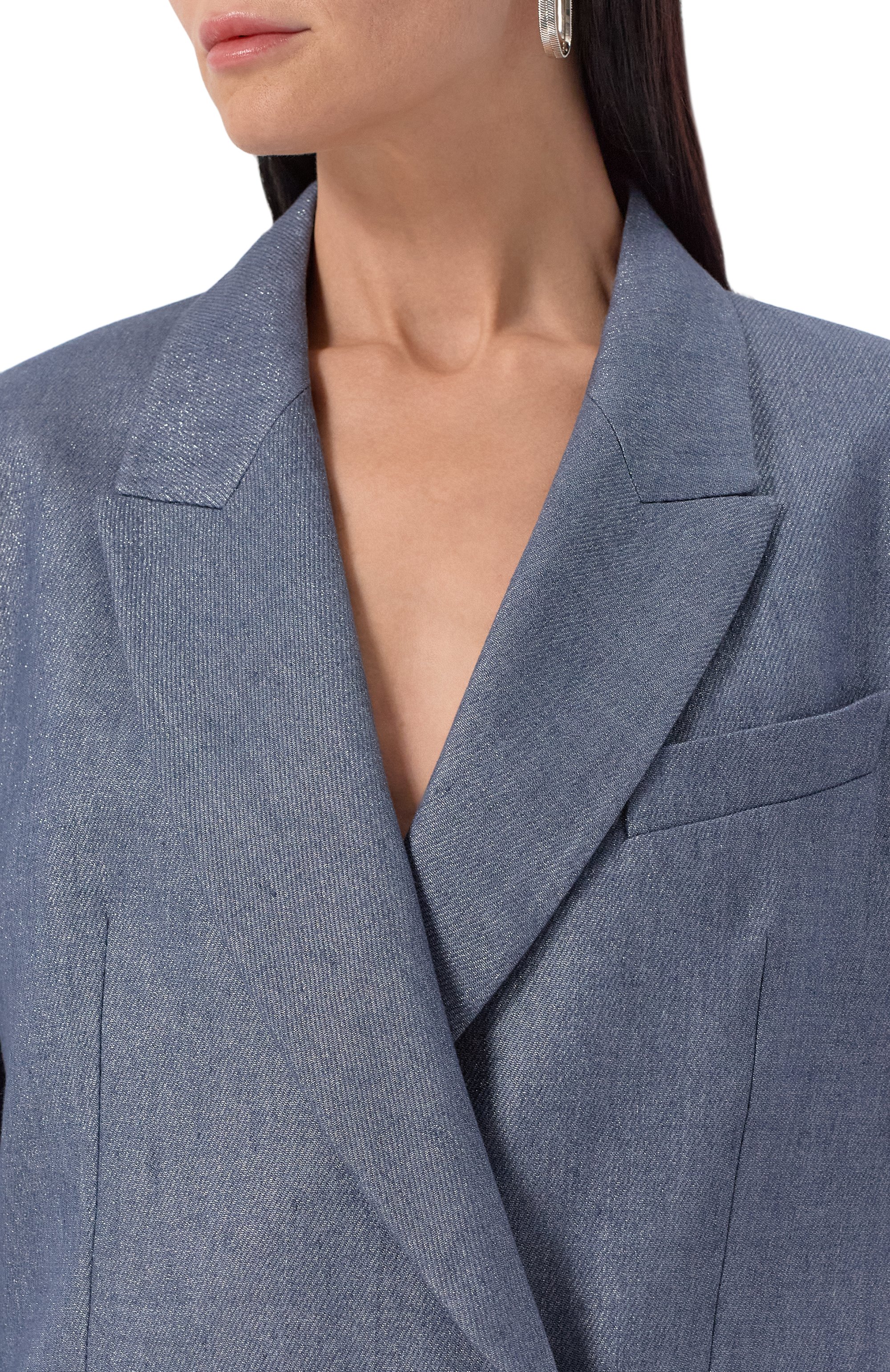 Жакет изо льна и шерсти BRUNELLO CUCINELLI, арт. MG5107265P, фото 5