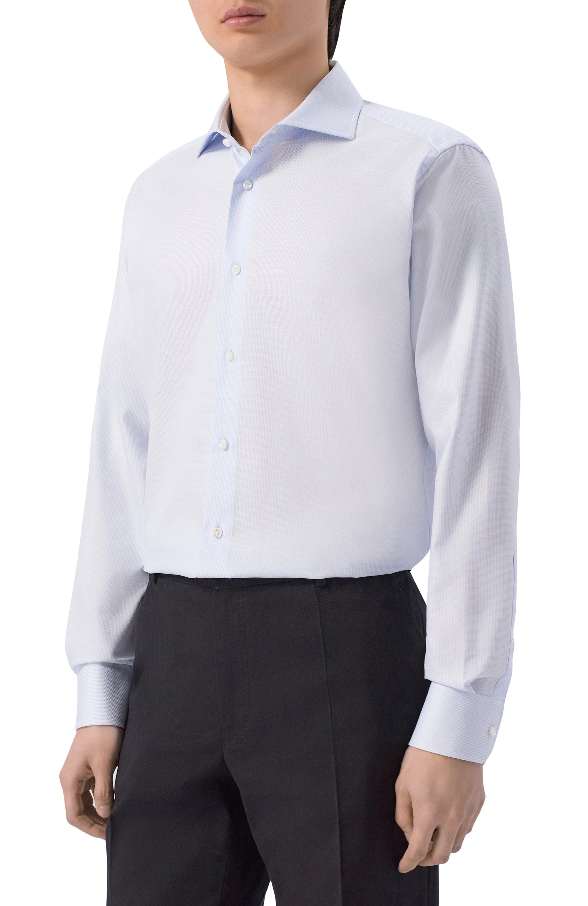 Хлопковая сорочка BOSS CAMEL, арт. 50560348, фото 3