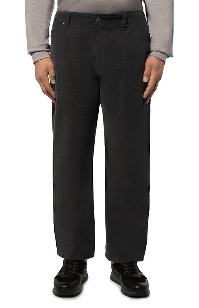 Брюки из хлопка и кашемира CORTIGIANI, арт. 1A3538, фото 3