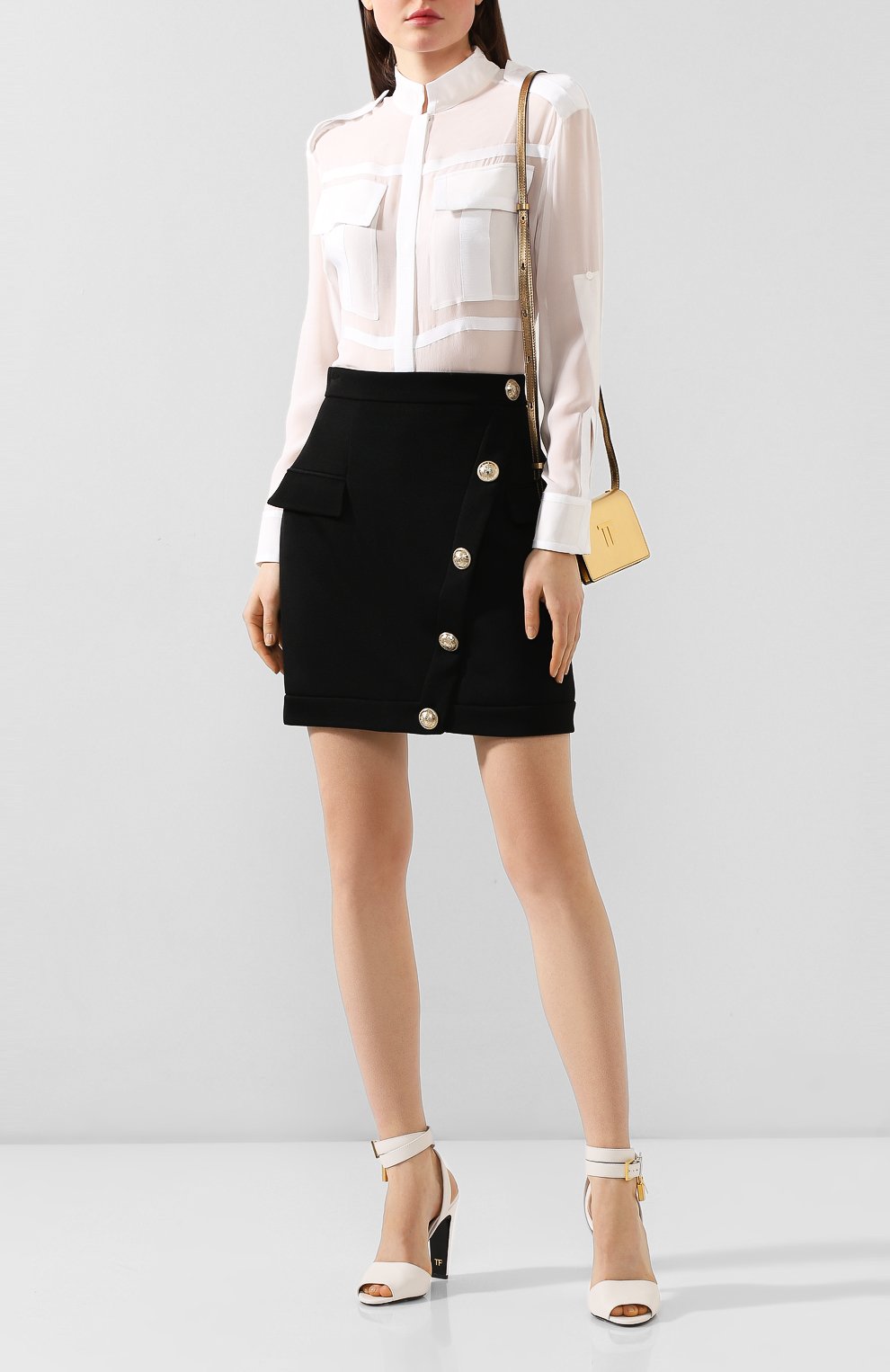 Кожаные босоножки TOM FORD, арт. W2610T-LCL002, фото 2