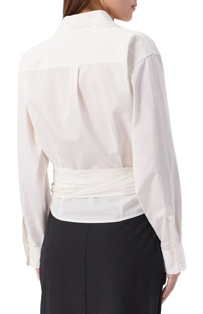 Хлопковая рубашка WEEKEND MAX MARA, арт. FRESC0, фото 4