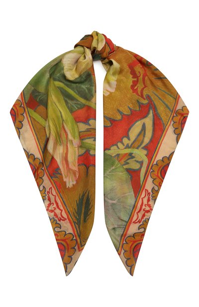 Шелковый платок настурция GOURJI, арт. T21NS7R, фото 1