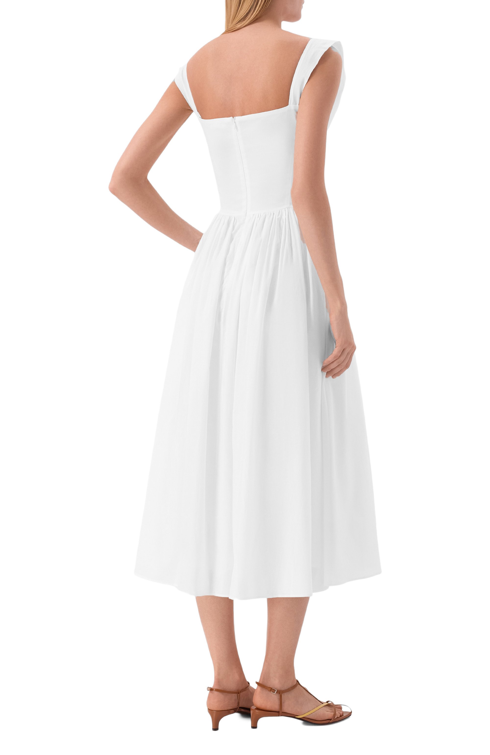 Хлопковое платье 12 STOREEZ, арт. 137513, фото 3