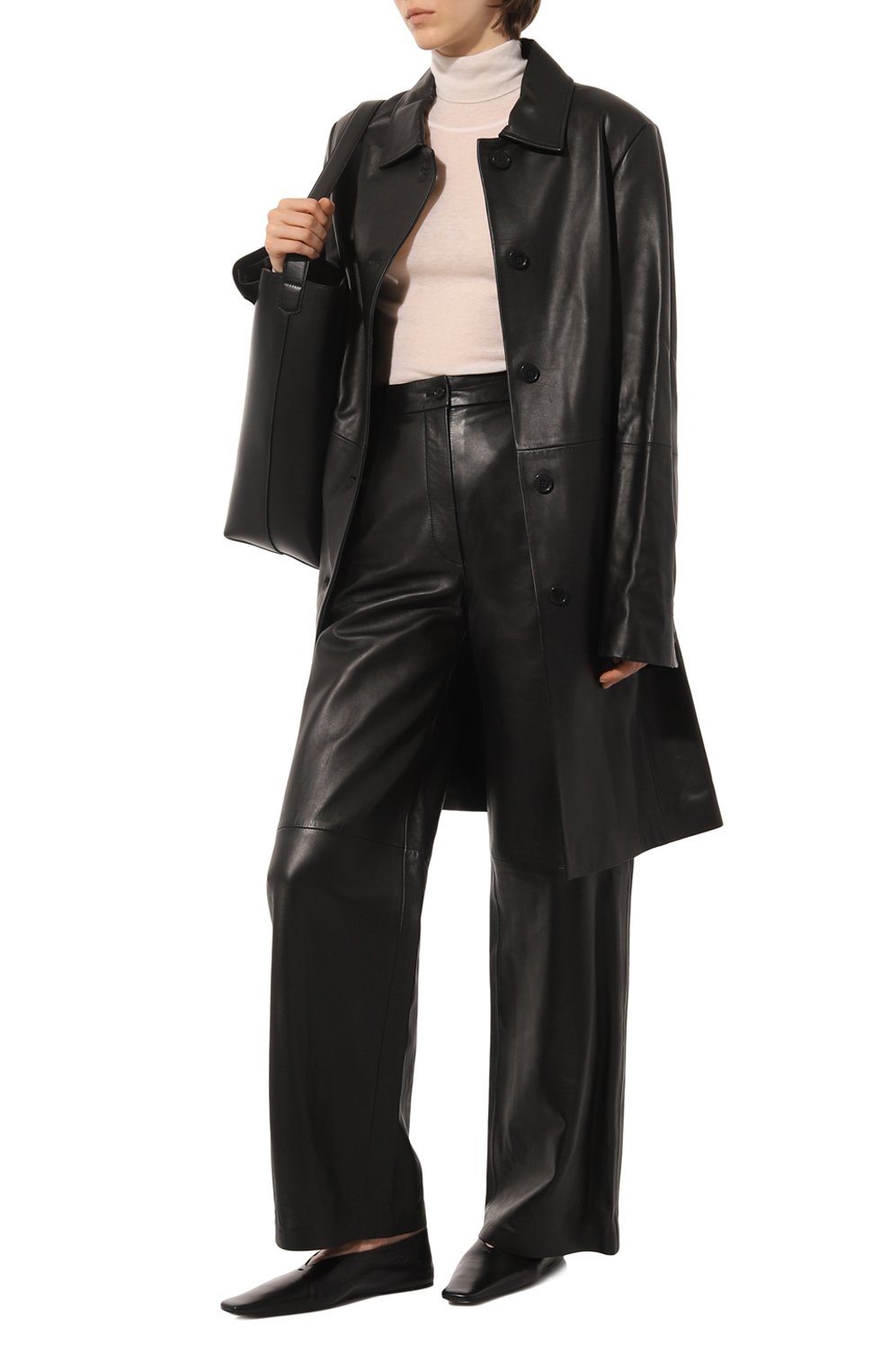 Кожаное пальто LOULOU DE SAISON, арт. UV0N, фото 2