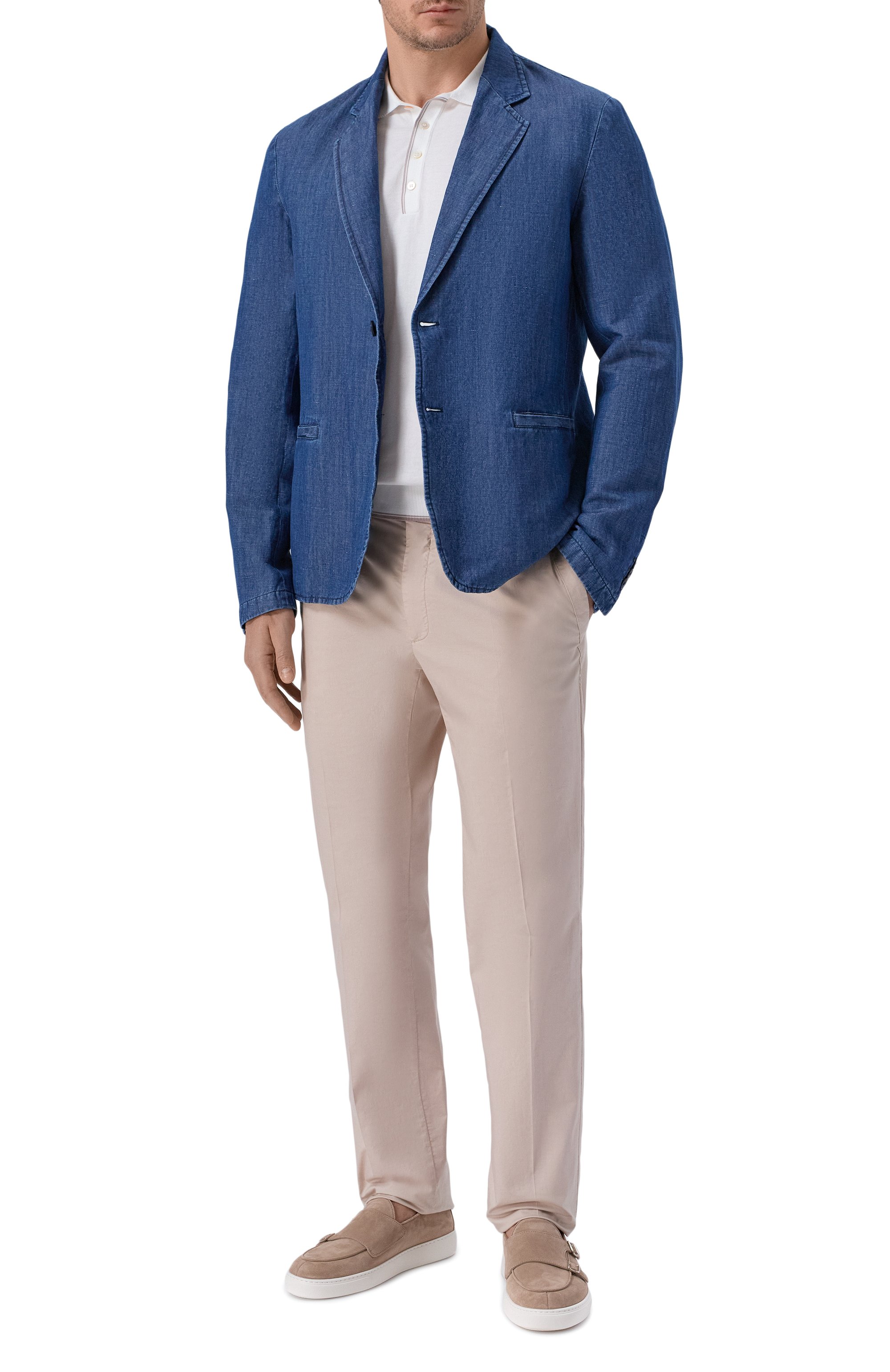 Пиджак изо льна и хлопка INLINUM, арт. JAC0B/WESTERN, фото 2