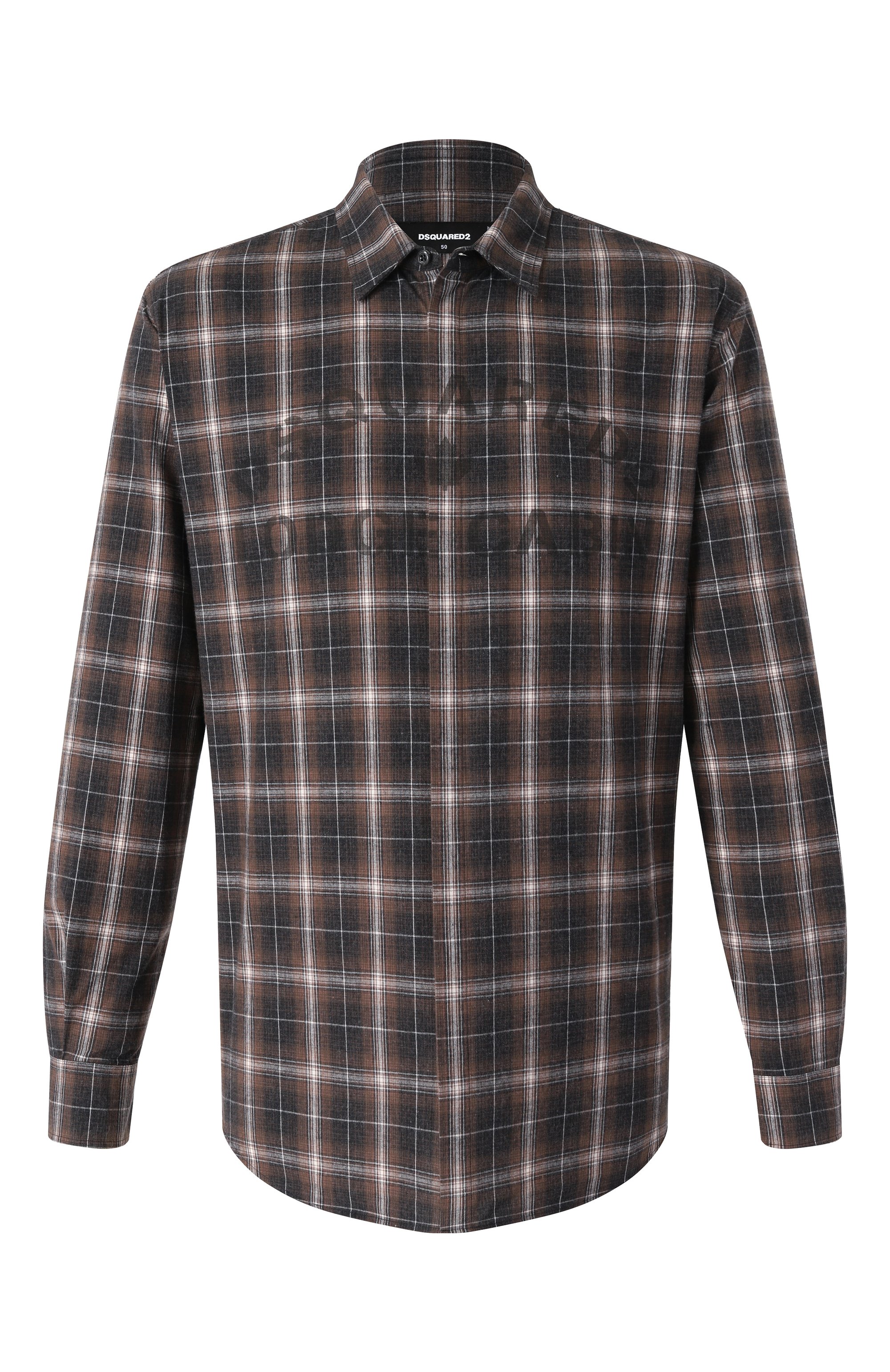 Хлопковая рубашка DSQUARED2, арт. S74DM0918/D35161, фото 1