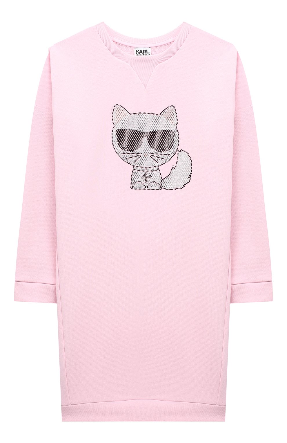 Хлопковое платье KARL LAGERFELD KIDS, арт. Z12150, фото 1