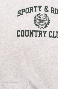 Хлопковая толстовка SPORTY AND RICH, арт. ST068606218GY03, фото 6