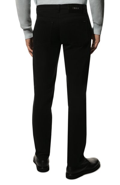 Джинсы ZILLI черного цвета по цене 115000 руб., арт. M0Y-00910-FLASH/S001, фото 4 Джинсы ZILLI, арт. M0Y-00910-FLASH/S001, фото 4