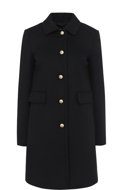 Шерстяное пальто с отложным воротником и жемчужными пуговицами GUCCI, арт. 410535/ZHW03, фото 1