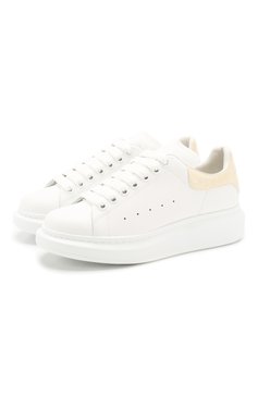 Кожаные кеды ALEXANDER MCQUEEN, арт. 553770/WHXMY, фото 1