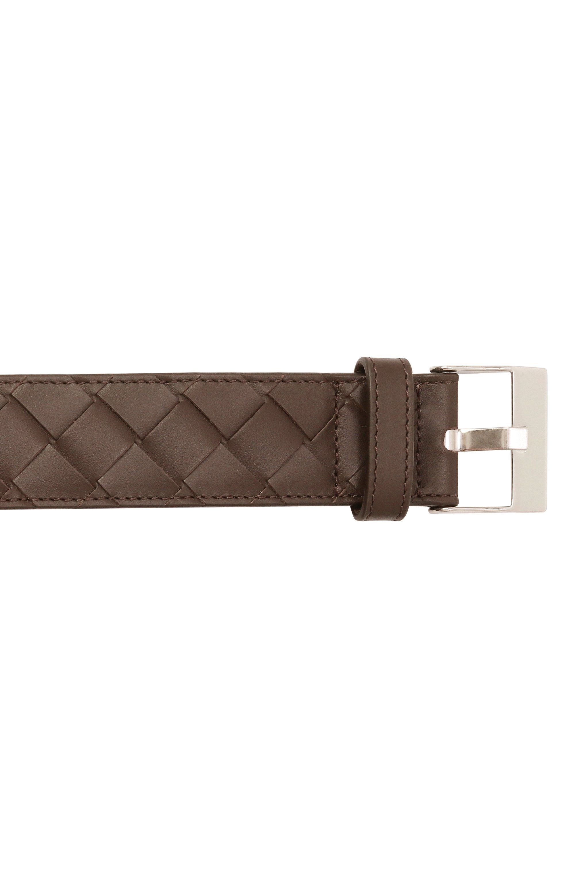 Кожаный ремень BOTTEGA VENETA темно-коричневого цвета по цене 69200 руб., арт. 799046/V4KF1, фото 4 Кожаный ремень BOTTEGA VENETA, арт. 799046/V4KF1, фото 4