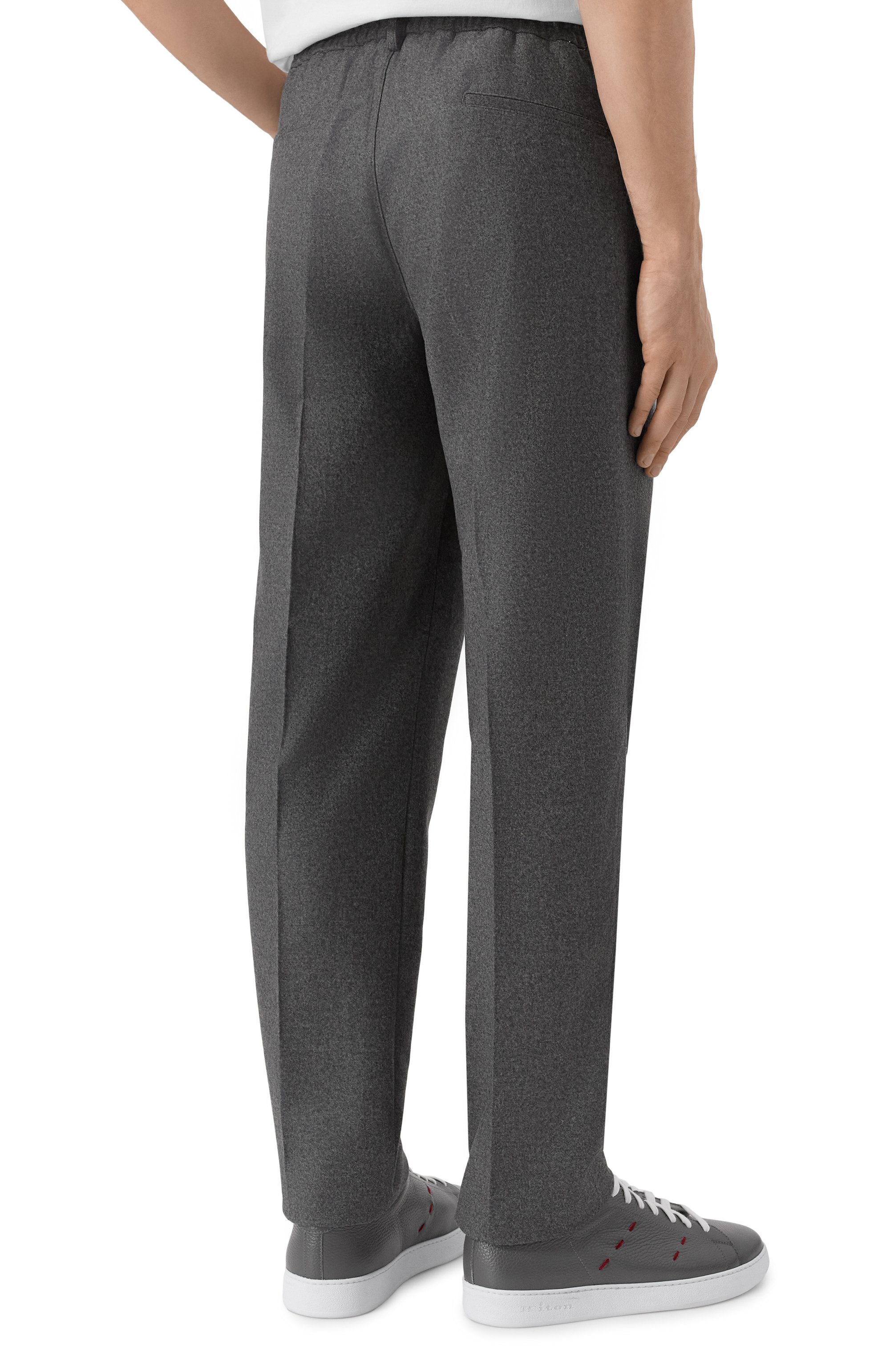 Брюки из шерсти и кашемира CAPOBIANCO, арт. 19M808.FA00., фото 4