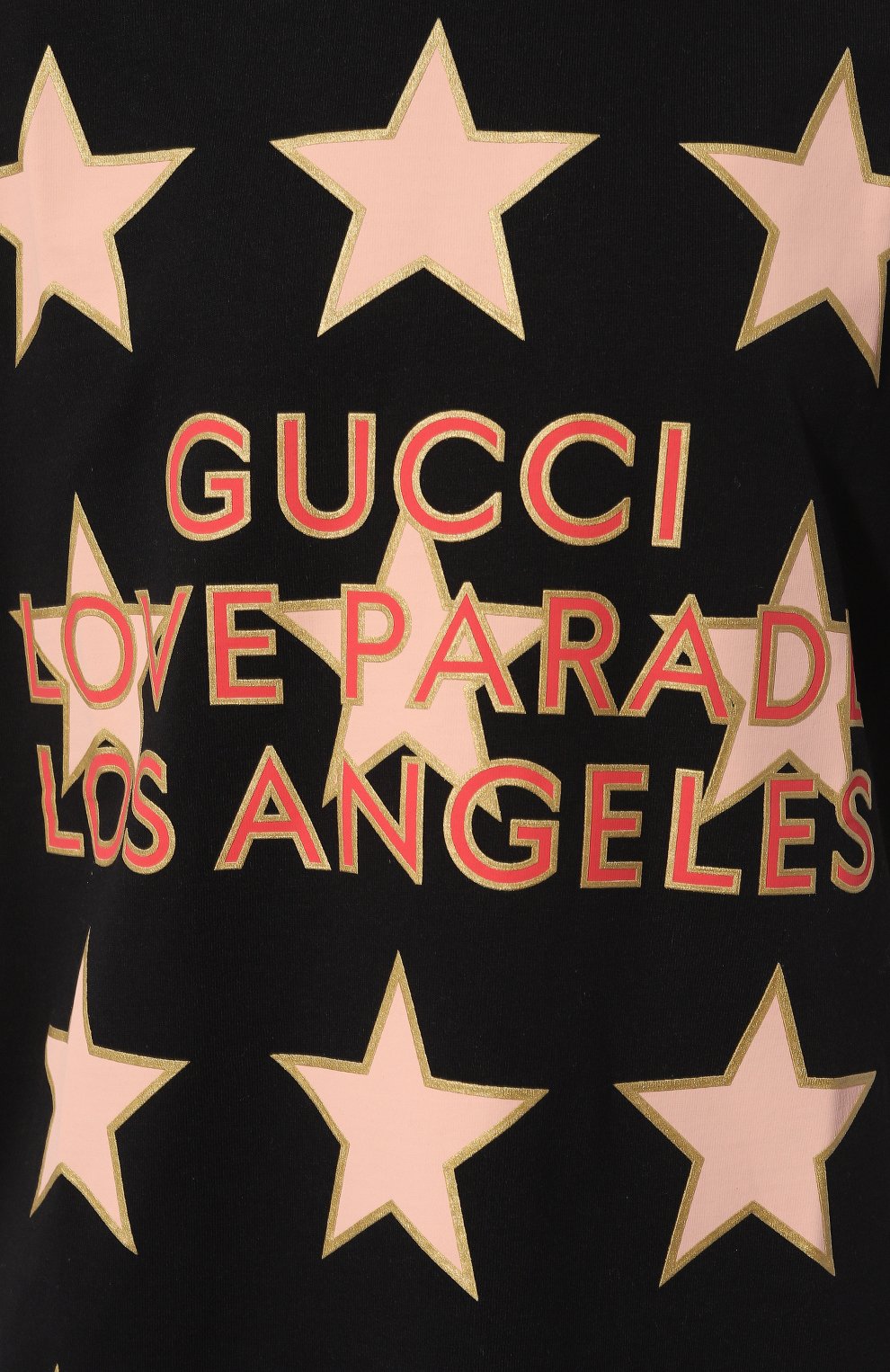 Хлопковая футболка GUCCI черного цвета по цене 61950 руб., арт. 615044/XJEQI, фото 5 Хлопковая футболка GUCCI, арт. 615044/XJEQI, фото 5