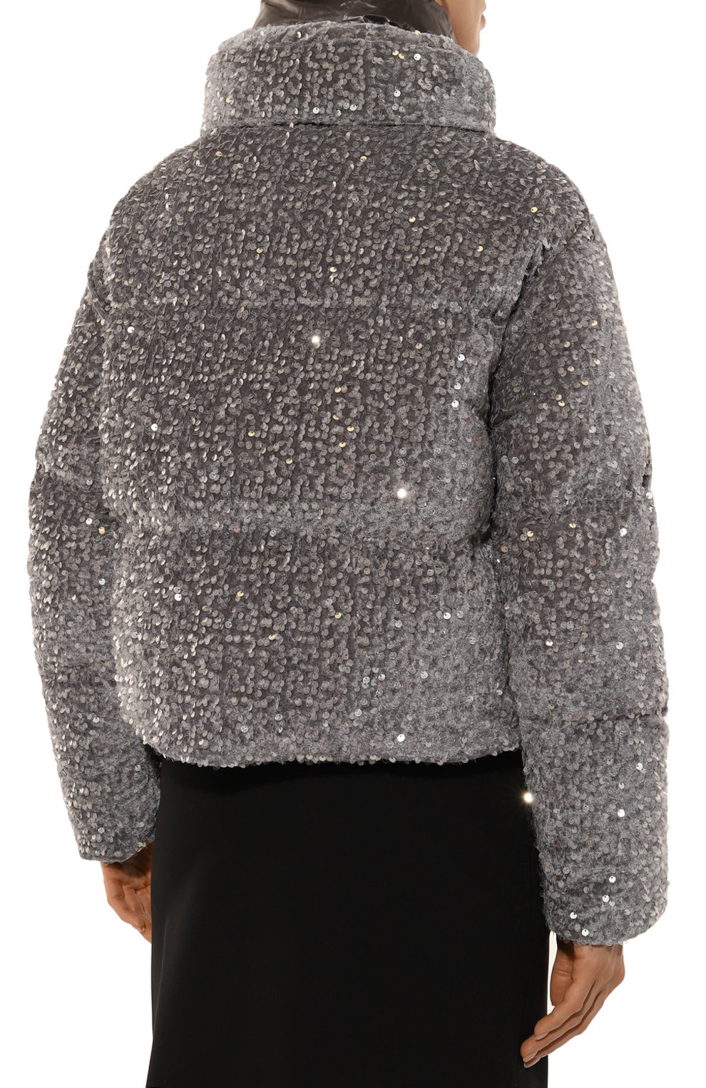 Пуховик с отделкой пайетками HERNO, арт. PI001950D/12623S, фото 4