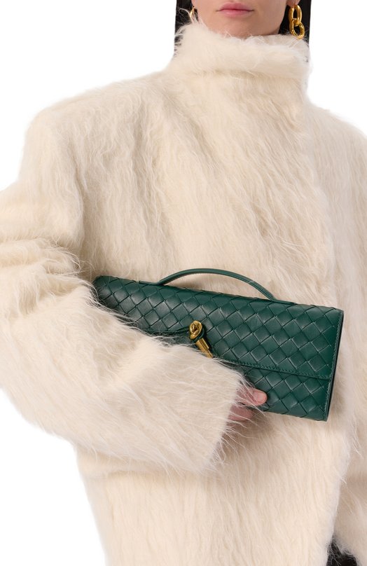 Клатч Andiamo Bottega Veneta 741511 VCPP3 Зелёный  741511 VCPP3 Фото 2