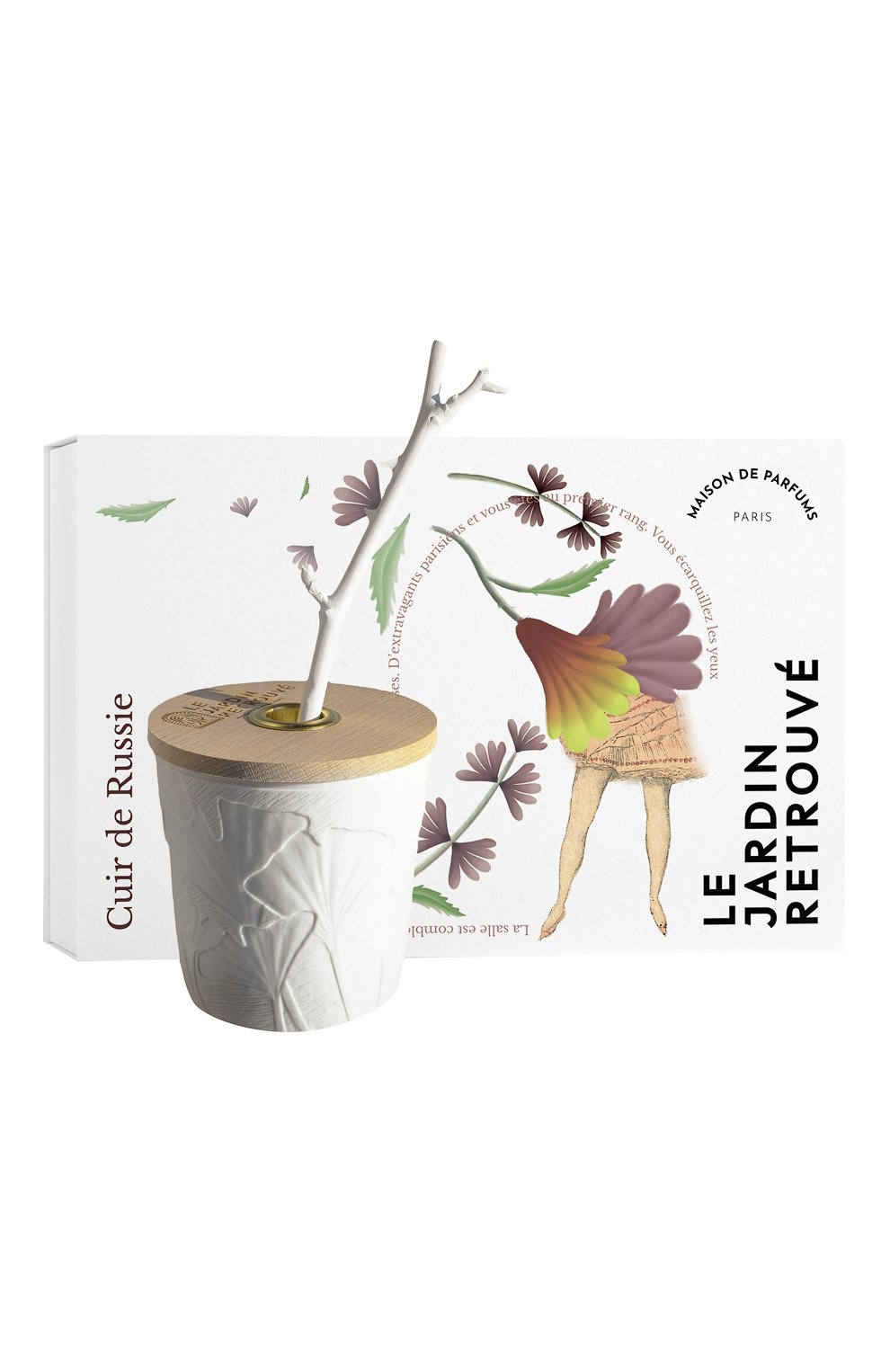 Диффузор cuir de russie (125ml) LE JARDIN RETROUVE бесцветного цвета по цене 17110 руб., арт. 3760342760143, фото 2 Диффузор cuir de russie (125ml) LE JARDIN RETROUVE, арт. 3760342760143, фото 2