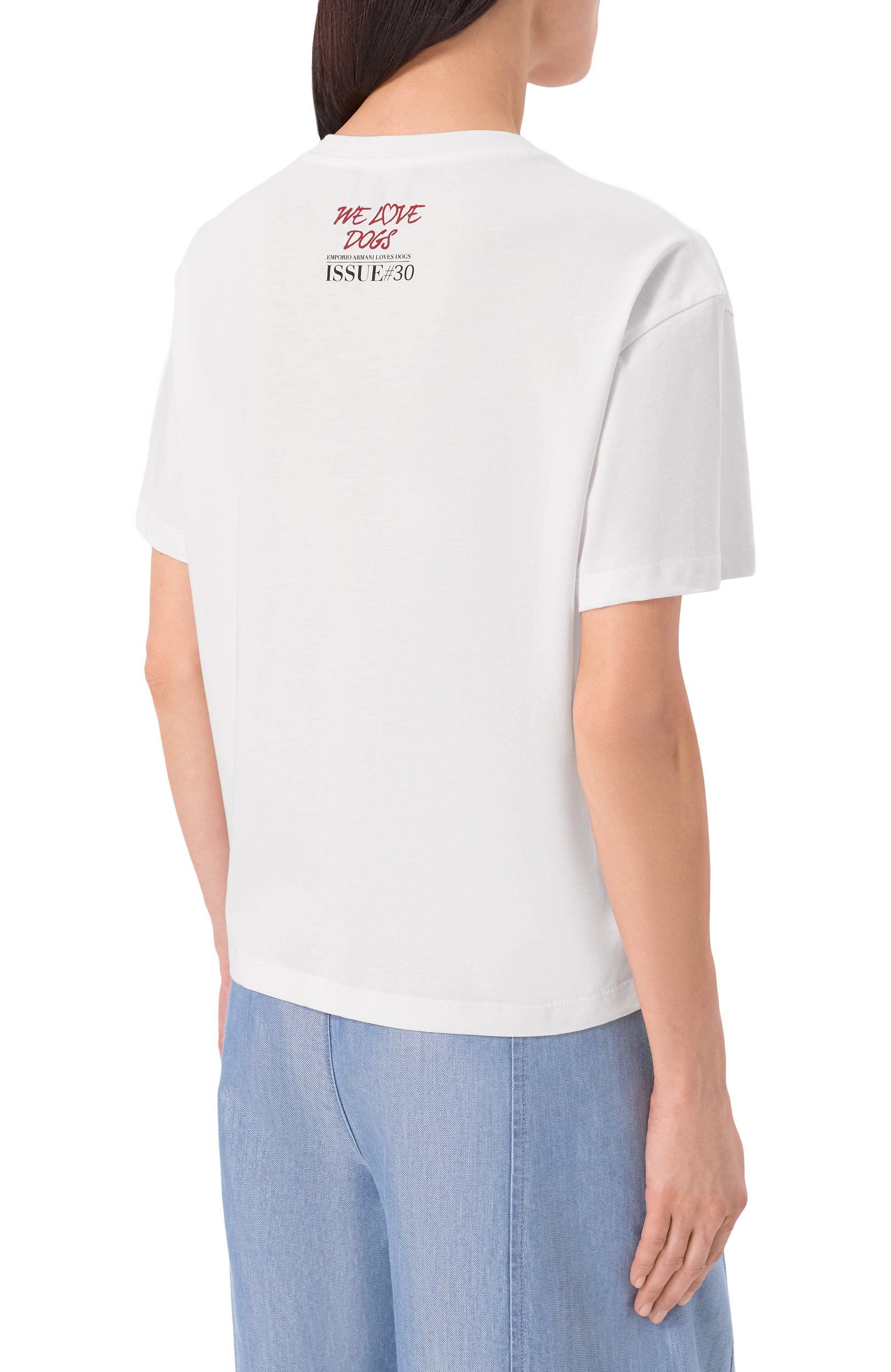 Хлопковая футболка EMPORIO ARMANI, арт. EW005338/AF25885, фото 4