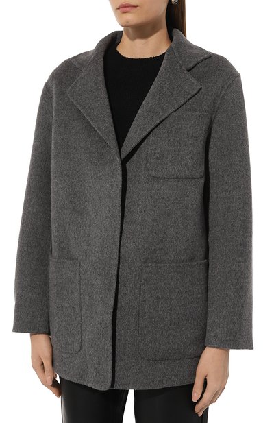 Шерстяное полупальто TOTEME, арт. 242-WR01613-FB0006, фото 3