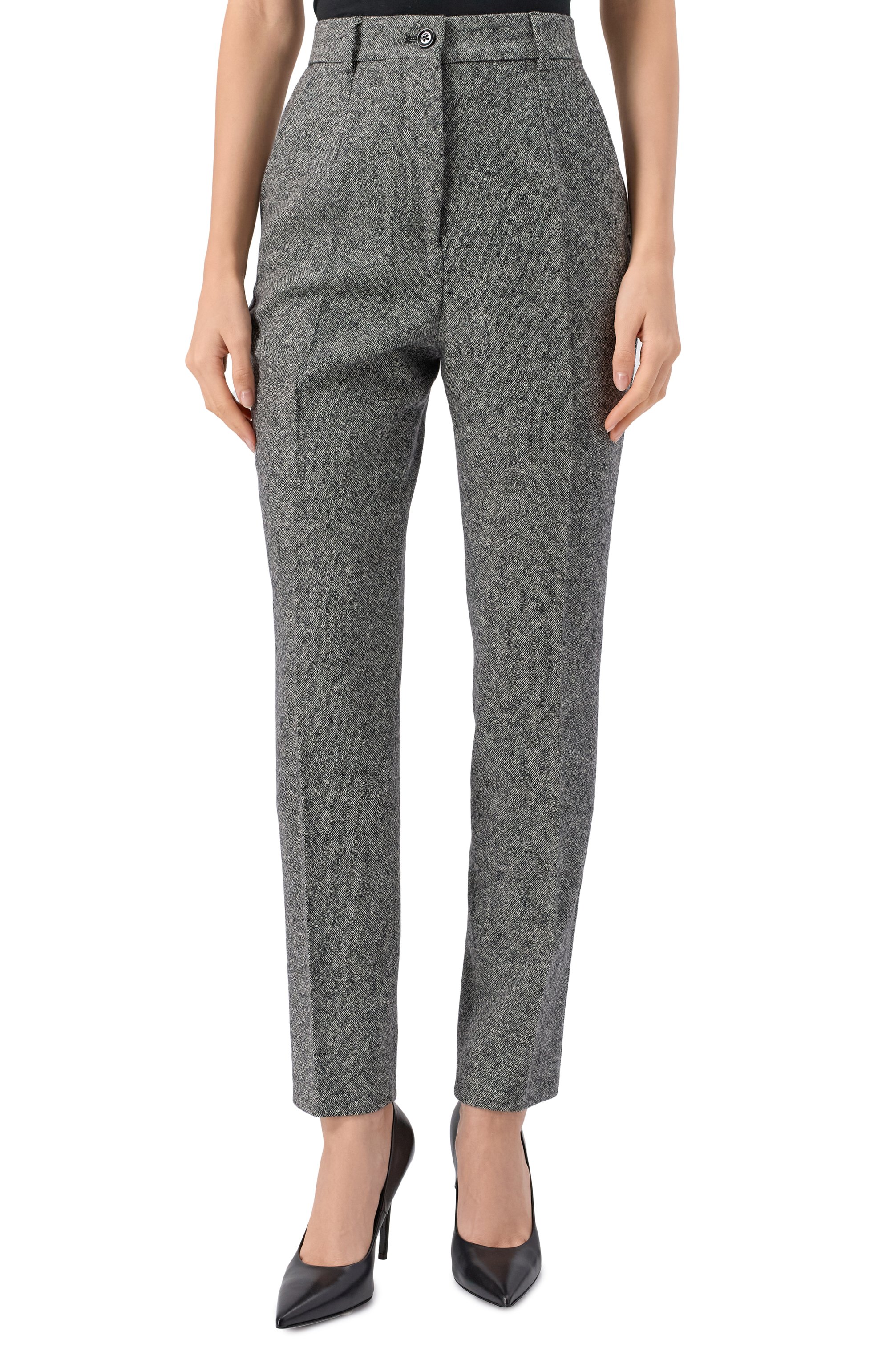 Шерстяные брюки DOLCE & GABBANA, арт. FTAM2T/FMBAR, фото 3