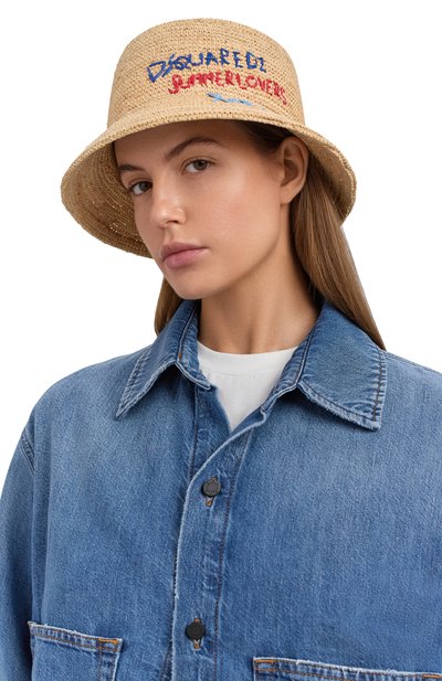 Панама из рафии DSQUARED2, арт. HAW0092, фото 2