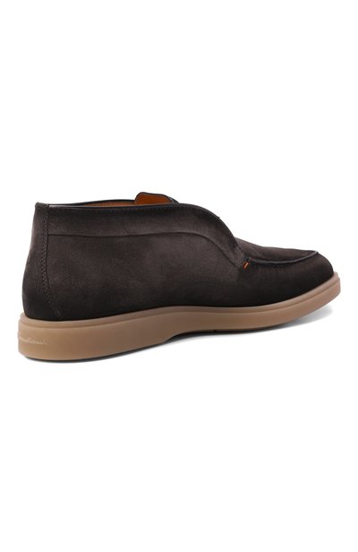 Замшевые ботинки detroit SANTONI темно-коричневого цвета по цене 93150 руб., арт. MGDG17823SASKEAA, фото 4 Замшевые ботинки detroit SANTONI, арт. MGDG17823SASKEAA, фото 4
