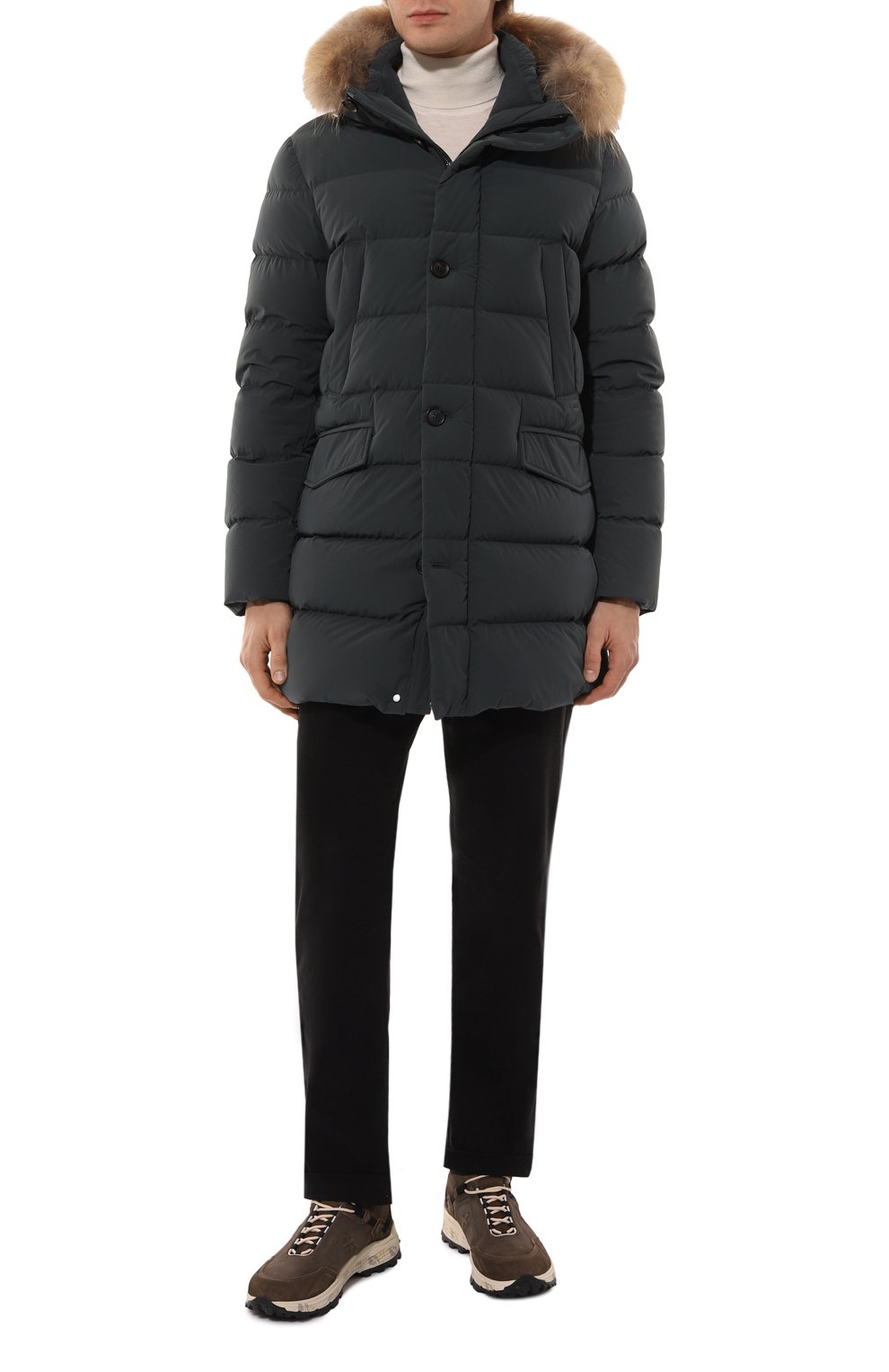 Пуховик с отделкой из енотовидной собаки HETREGO, арт. 8N436M/PARKER, фото 2