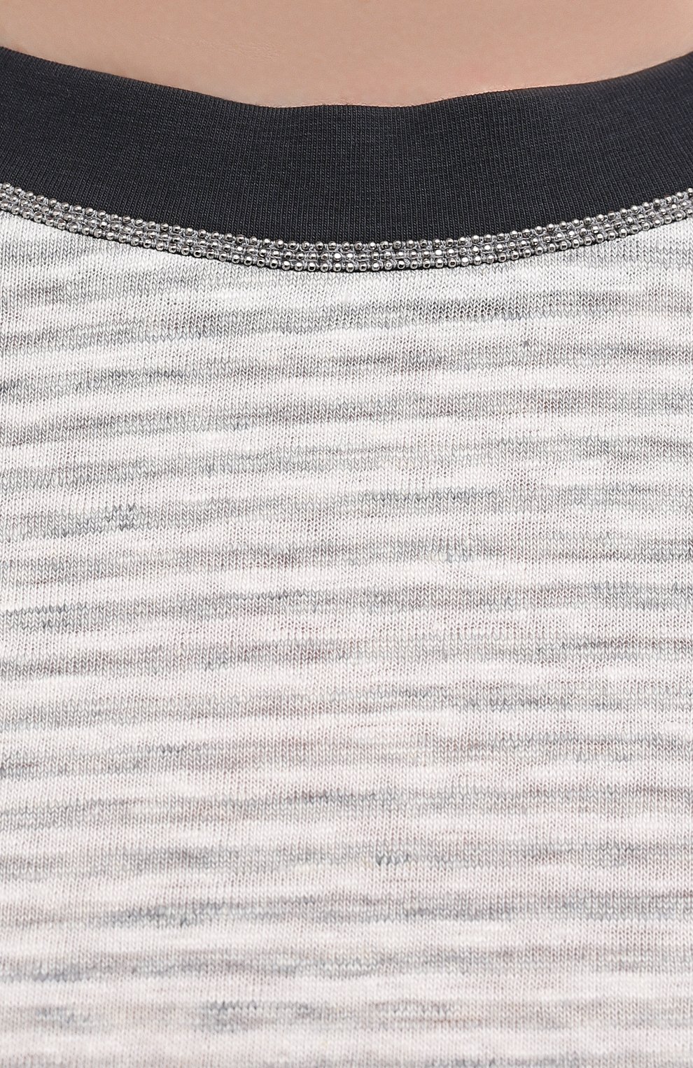 Льняная футболка BRUNELLO CUCINELLI, арт. MH964HL510, фото 5
