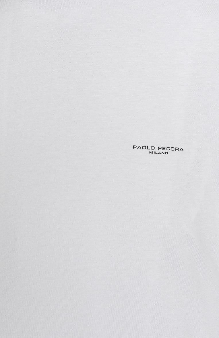 Футболка из хлопка и вискозы PAOLO PECORA MILANO, арт. PP4063/6-12, фото 1
