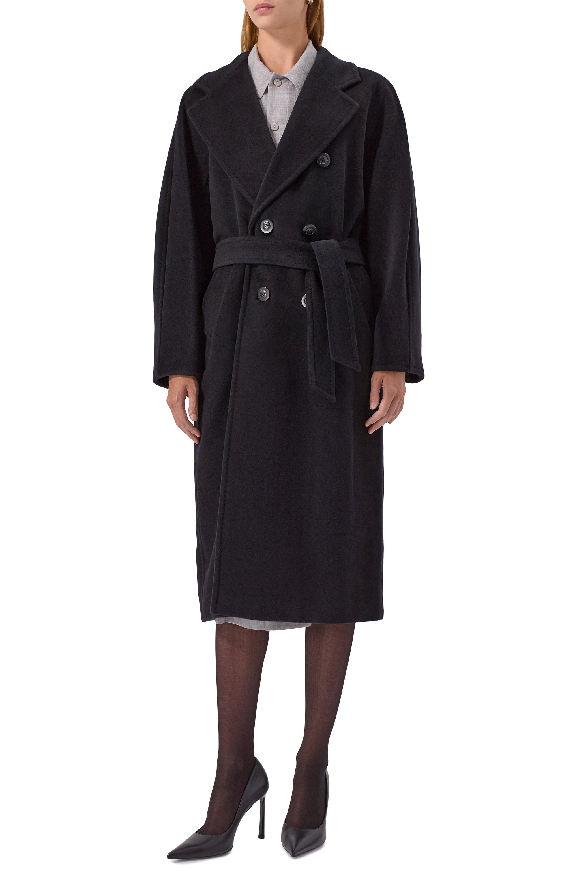 Пальто из шерсти и кашемира MAX MARA, арт. MADAME, фото 3