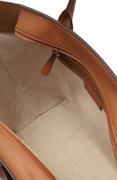 Женская сумка-тоут moore MICHAEL MICHAEL KORS коричневого цвета, арт. 30R5G90T7B | Фото 5 (Материал сплава: Проставлено; Драгоценные камни: Проставлено; Размер: large; Материал: Экокожа, Канва)