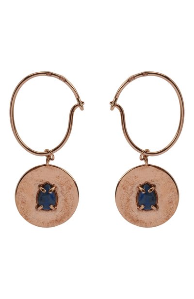 Серьги с лазуритом: водолей MOONKA, арт. in-er-lzr, фото 1