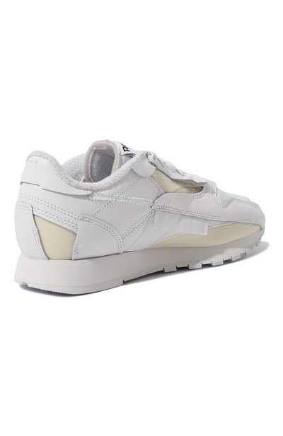 Кожаные кроссовки maison margiela x reebok MAISON MARGIELA бежевого цвета по цене 64250 руб., арт. S38WS0195/P5037, фото 5 Кожаные кроссовки maison margiela x reebok MAISON MARGIELA, арт. S38WS0195/P5037, фото 5