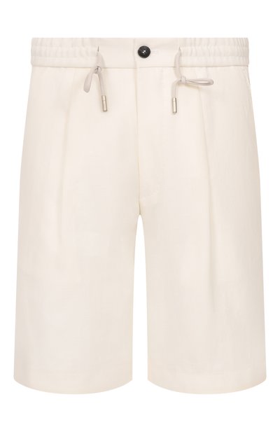 Мужские шорты изо льна и шерсти boss x aston martin BOSS CAMEL, арт. 50537841