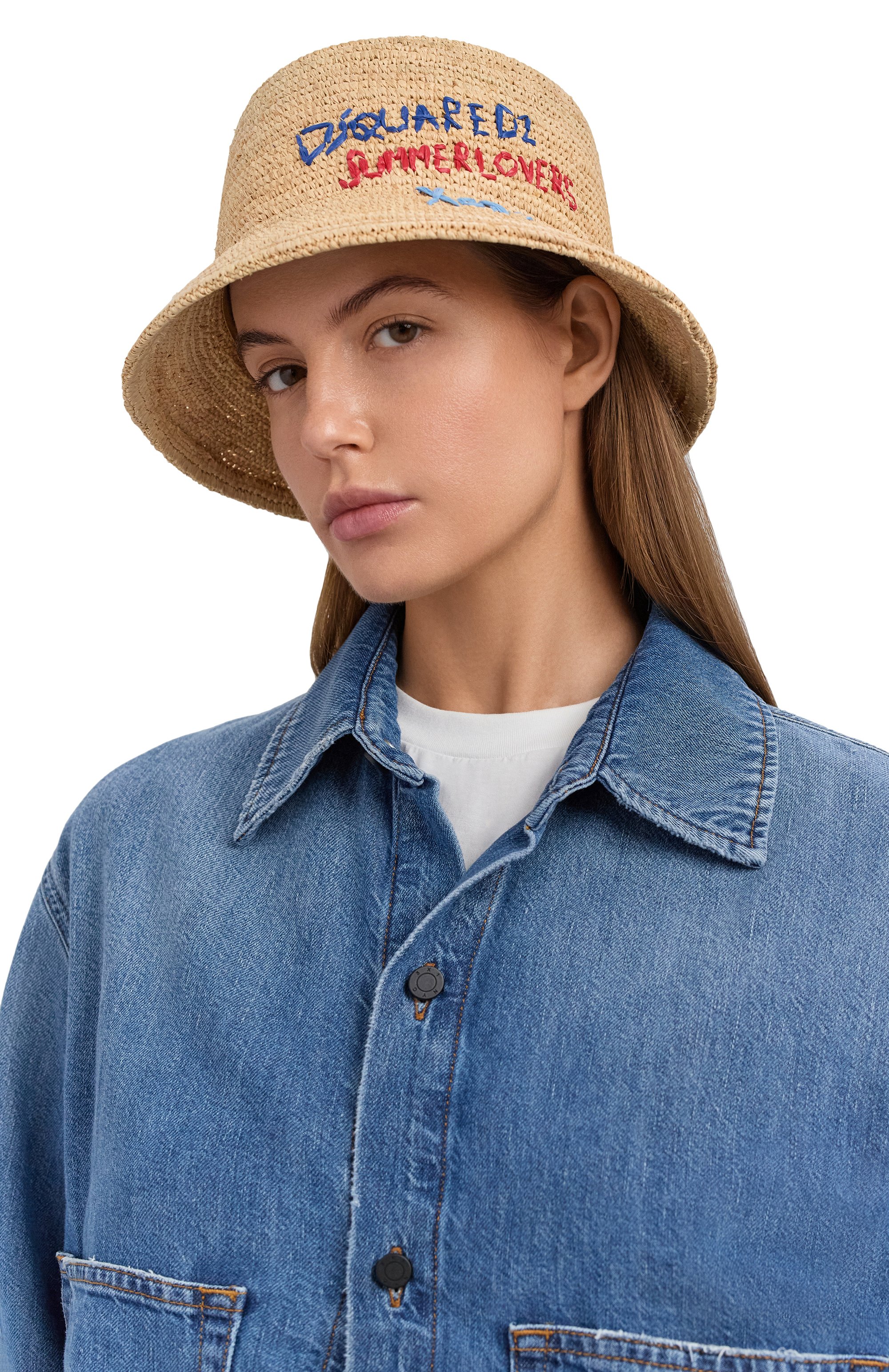 Панама из рафии DSQUARED2, арт. HAW0092, фото 2