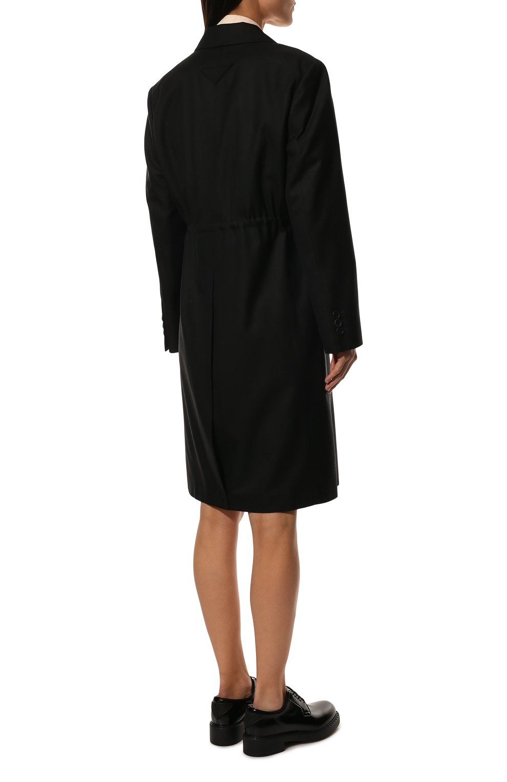 Шерстяное пальто PRADA, арт. P615P-10GK-F0002-221, фото 4