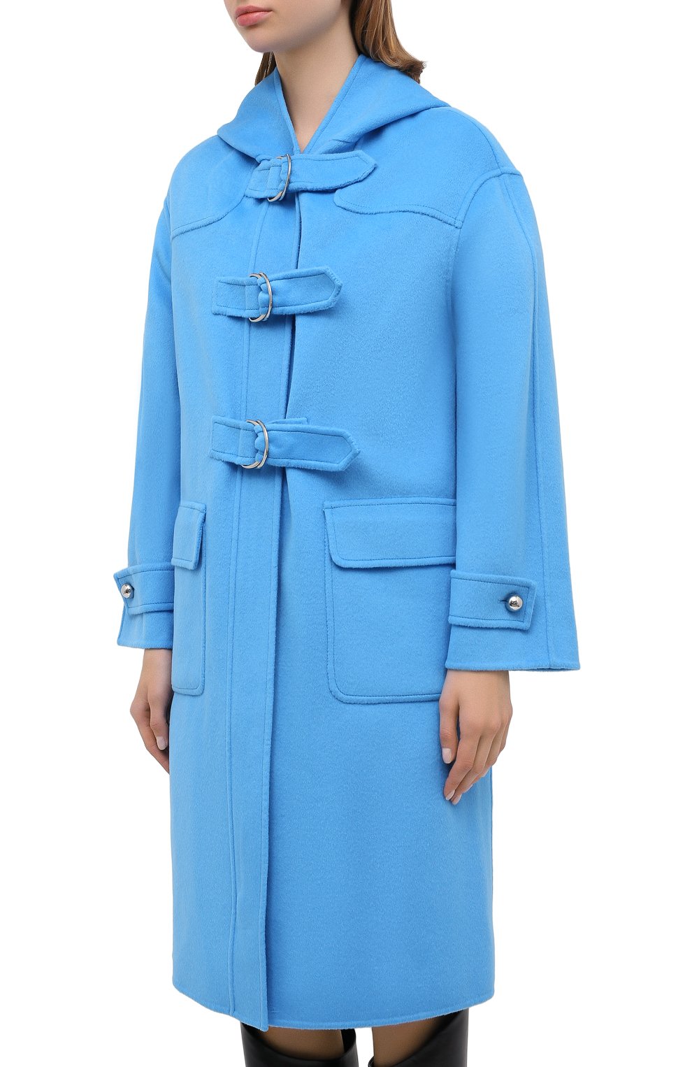 Шерстяное пальто ERMANNO ERMANNO SCERVINO, арт. 47T CP03 VIN, фото 4