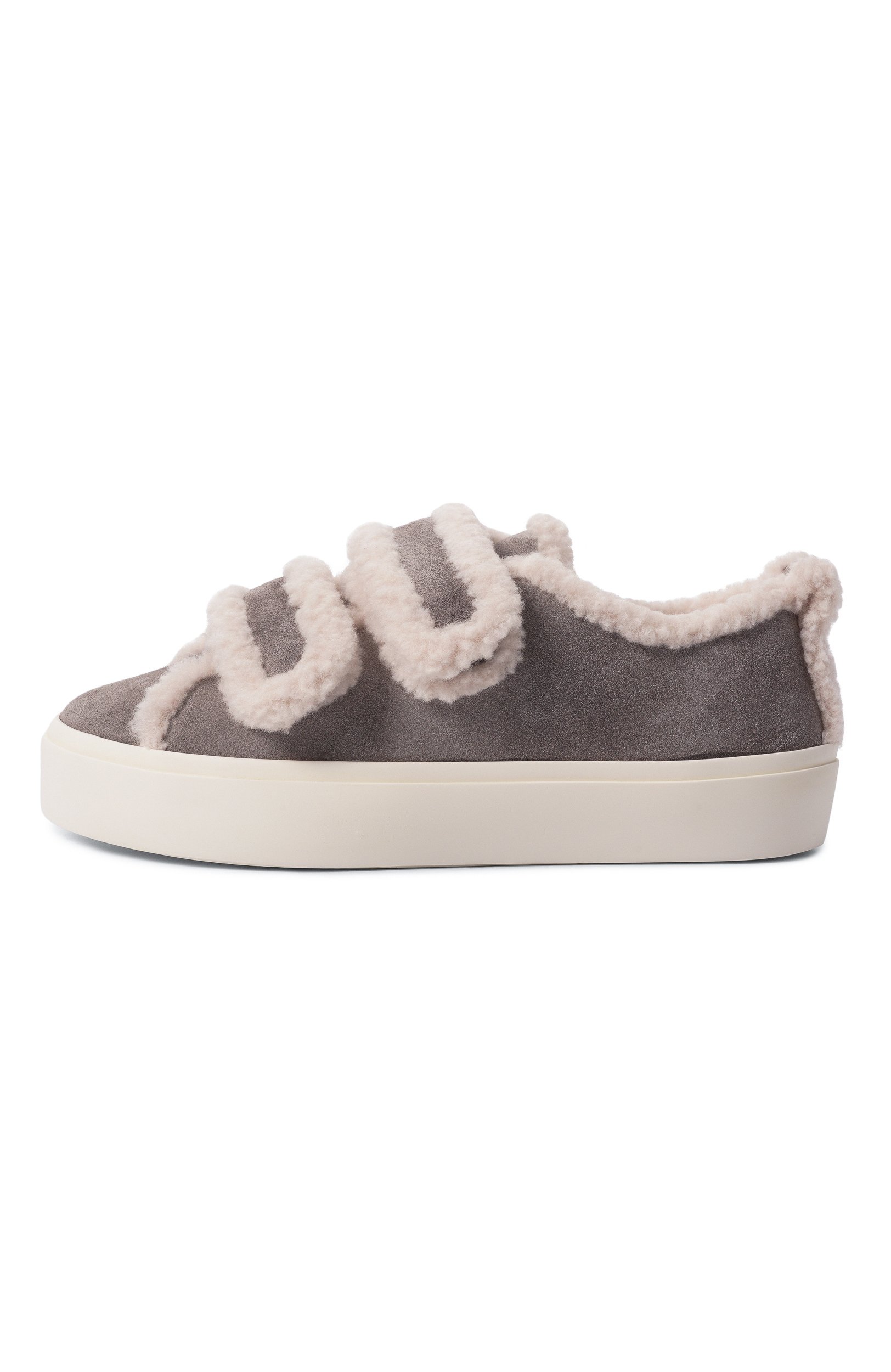 Замшевые кеды shearling low velcro INUIKII, арт. 1001.001.0231, фото 4