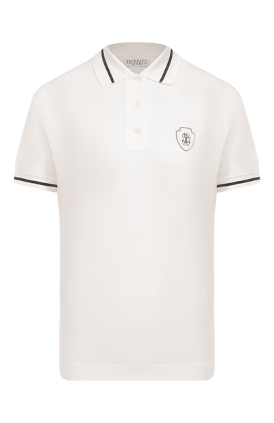 Женское хлопковое поло BRUNELLO CUCINELLI, арт. M0T81VD125
