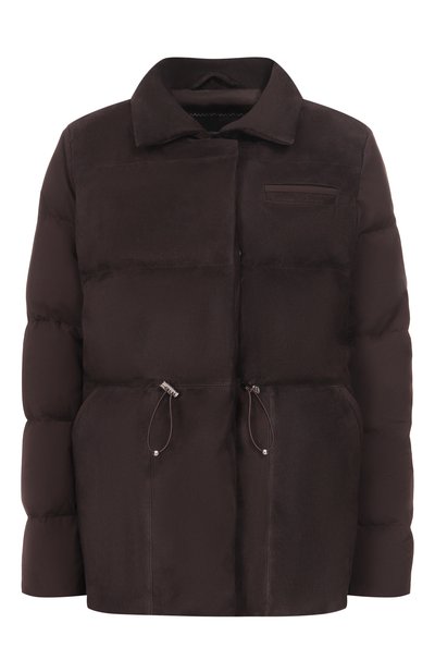 Женский комбинированный пуховик KITON, арт. D62628K0563L