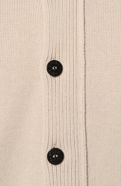 Шерстяной кардиган STONE ISLAND бежевого цвета по цене 65500 руб., арт. 7915547A3, фото 5 Шерстяной кардиган STONE ISLAND, арт. 7915547A3, фото 5