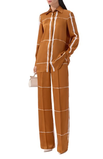 Атласная рубашка KITON, арт. D61435K0873G07, фото 2