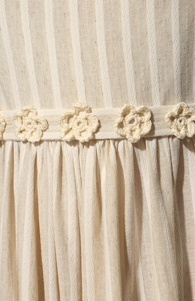 Хлопковое платье VIKA 2.0 бежевого цвета по цене 58750 руб., арт. SS22-13108, фото 5 Хлопковое платье VIKA 2.0, арт. SS22-13108, фото 5