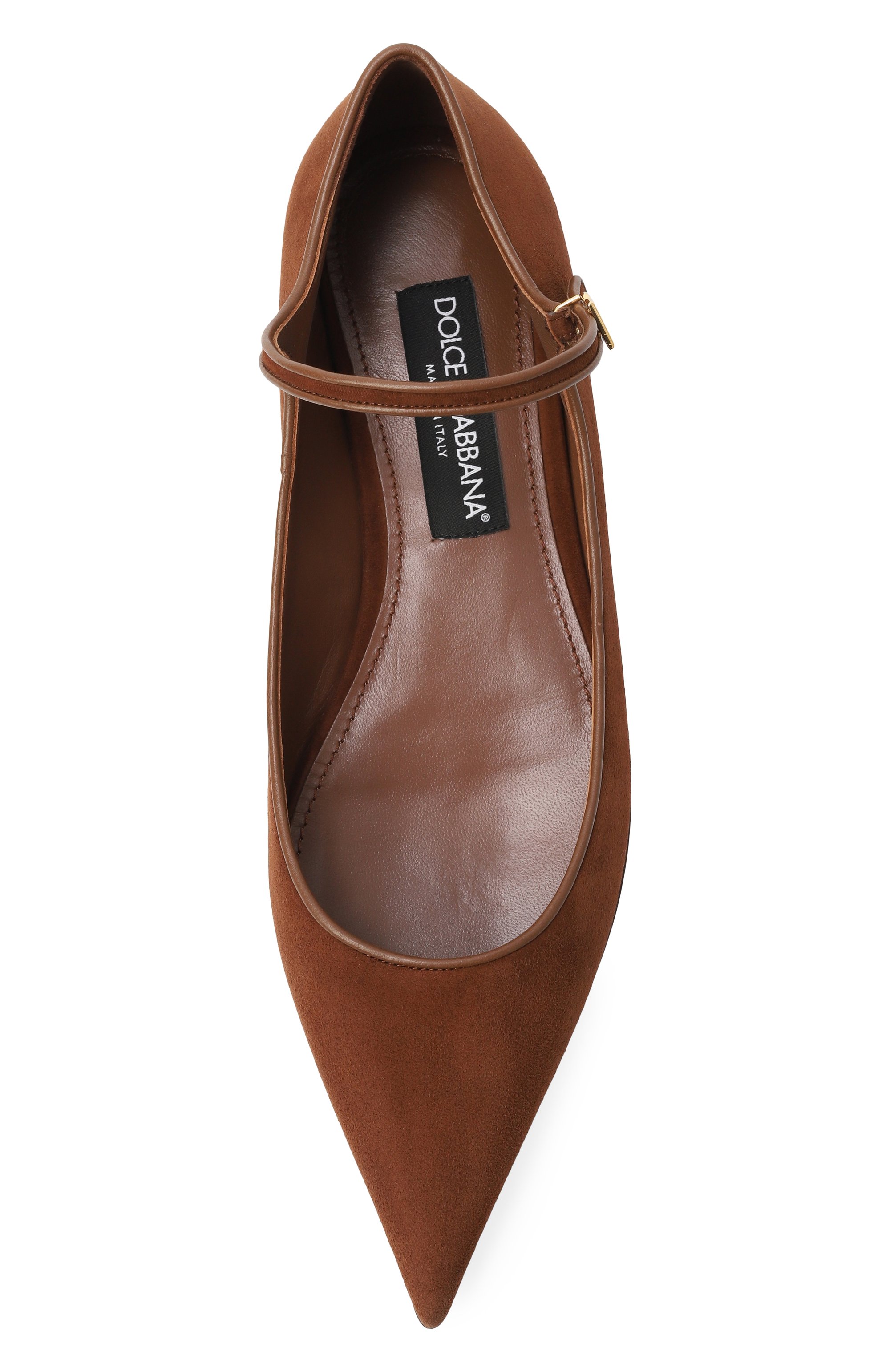 Замшевые балетки new cardinale DOLCE & GABBANA, арт. CB0267/AQ134, фото 6