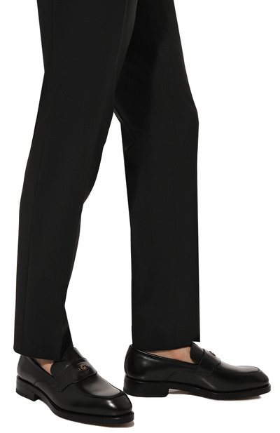 Кожаные лоферы GUCCI, арт. 758635/0GQ00, фото 3